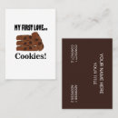 Search for biscuits business cards Pastry chef