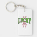 Search for lucky charm key rings Clover