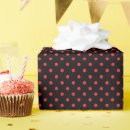 Search for black and red polka dot wrapping paper Pattern