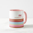Search for modern pastel stripes mugs Pink