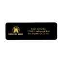 Search for real estate return address labels Black