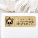 Search for skull return address labels Scary