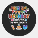 Search for august stickers Birthday