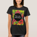 Search for hand painted flowers tshirts Red