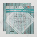 Search for rustic turquoise wedding invitations Country