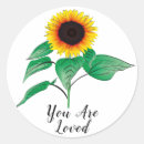 Search for sunflower paintings stickers Watercolor