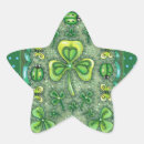 Search for st patricks day shamrock stickers Green