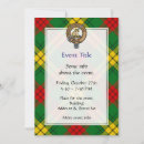 Search for clan tartans invitations Traditional