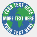 Search for save the earth stickers Globe