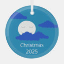 Search for full moon christmas tree decorations Clouds