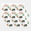 Search for elephants wrapping paper Jungle animals
