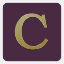 Search for bronze monogram stickers Gold