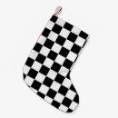 Search for black white checkered pattern christmas decor Geometric