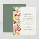 Search for evening bridal shower invitations Floral