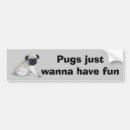 Search for pug bumper stickers Puppy