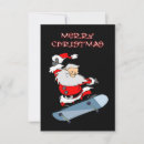 Search for skateboard christmas cards Santa