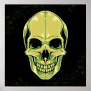 Search for scary skull posters Green