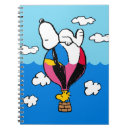 Search for peanuts notebooks Hot air balloon