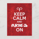 Search for aries postcards Red