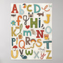 Search for alphabet animal posters Children