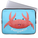 Search for creatures laptop cases Crab