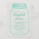 Search for rustic turquoise wedding invitations Country