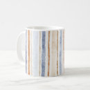 Search for blue and brown mugs Stripes