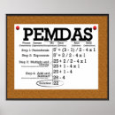 Search for mathematical order of operations posters Academic