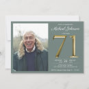 Search for 71st birthday invitations Elegant