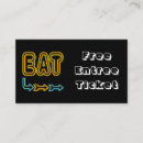 Search for meals business cards Cooking