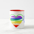 Search for rainbow heart mugs Gay