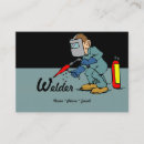 Search for construction chubby business cards Welder