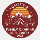 Search for summer camp stickers Retro