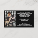 Search for cool cat business cards Dog