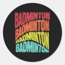 Search for badminton team stickers Birdie