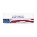 Search for national flag return address labels Patriotism