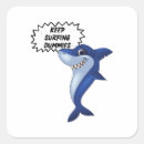 Search for funny surf stickers Shark