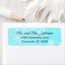 Search for winter blue return address labels Chic