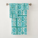 Search for blue and white bath towels Retro