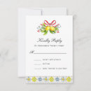 Search for italian wedding rsvp cards Blue and yellow