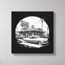 Search for 1950s diner art Wall