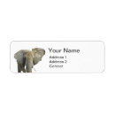 Search for african elephant return address labels Safari