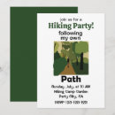 Search for hiking invitations Adventure awaits