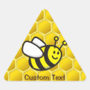 Search for insects bees cartoon cute bee stickers Yellow