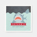 Search for shark napkins Boy