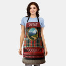 Search for vintage gingham aprons Red