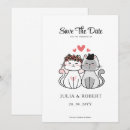 Search for cat wedding save the dates Minimalist