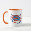 Search for crab watercolor mugs Nautical