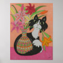Search for tuxedo cat posters Whimsical