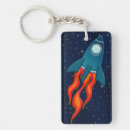 Search for space cartoon key rings Illustration